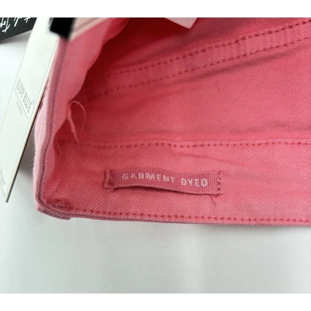 Judy Blue Shorts Womens S Pink High Waist Garment Dyed Stretch Denim NWT‎